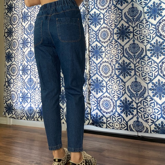 High waisted baggy unique mom jeans - Picture 3 of 16
